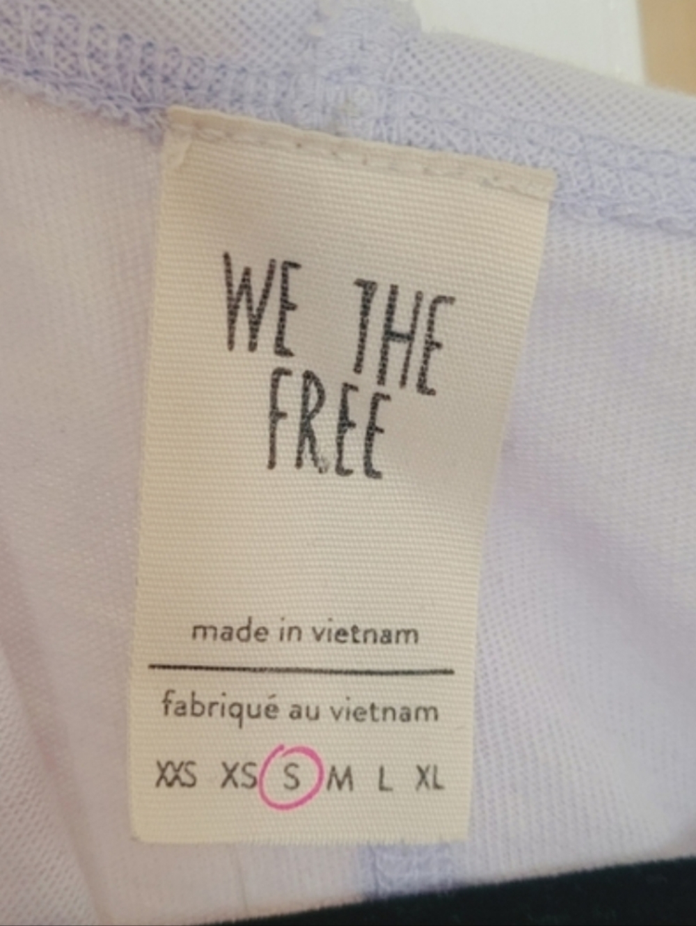 WE THE FREE Bird Gang Purple  Longsleeve Shirt Top Size Small - Picture 3 of 5